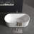 59"/67" Acrylic Freestanding Soaking Bathtub, Modern Glossy White Tub with Matte Black Drain-119732879