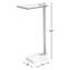 Caddie Glass End Table