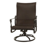 Grand Terrace Woven High Back Swivel Rocking Lounge Chair
