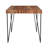 Pattie Wood and Metal Dining Table