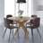 Zaiden 4 - Person Four Leg Dining Set-1238969818-1238880751