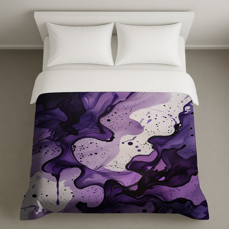 Housse de couette abstraite Abstract Waves Bedding, Grand lit