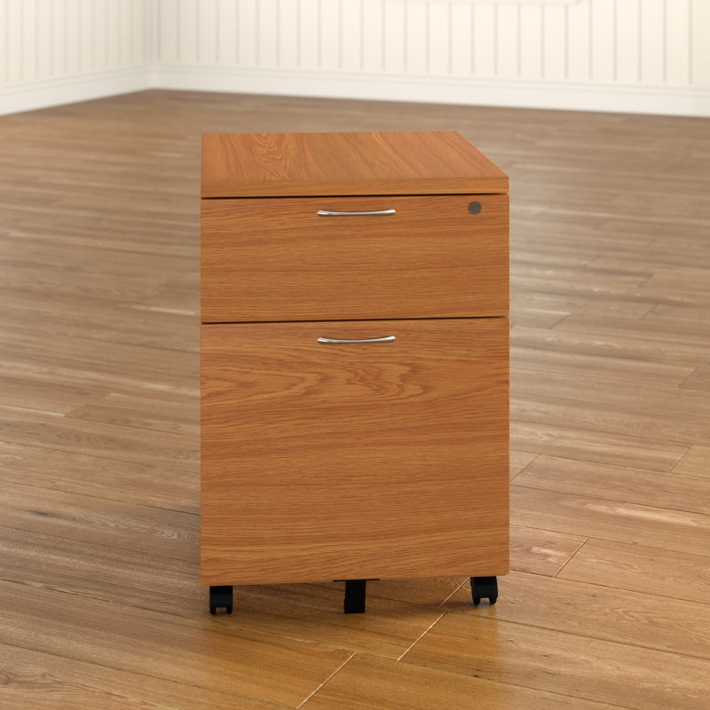 Buariki 40.4 cm W 2 -Drawer Filing Cabinet, Oak