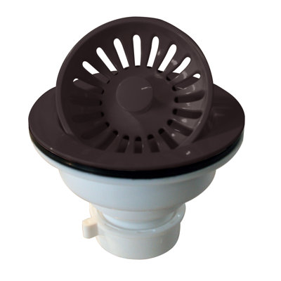 4-3/8" Push-Pull Style Kitchen Sink Basket Strainer