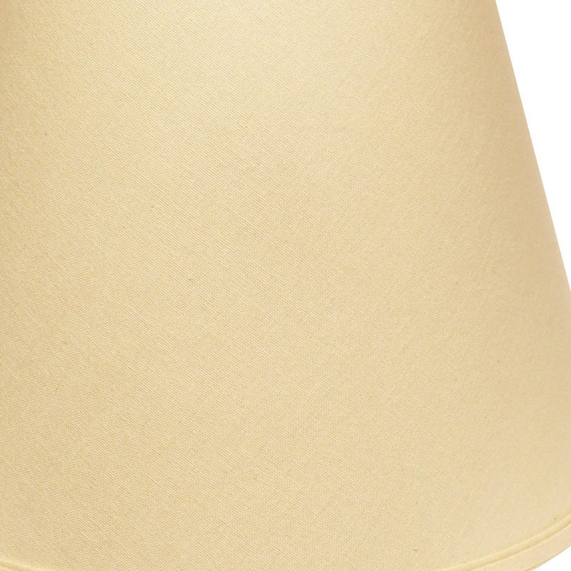 Abat-jour en lin 16 po Empire, Beige