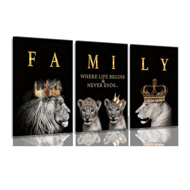 3 Piece Wrapped Canvas Print, 40cm H x 30cm W