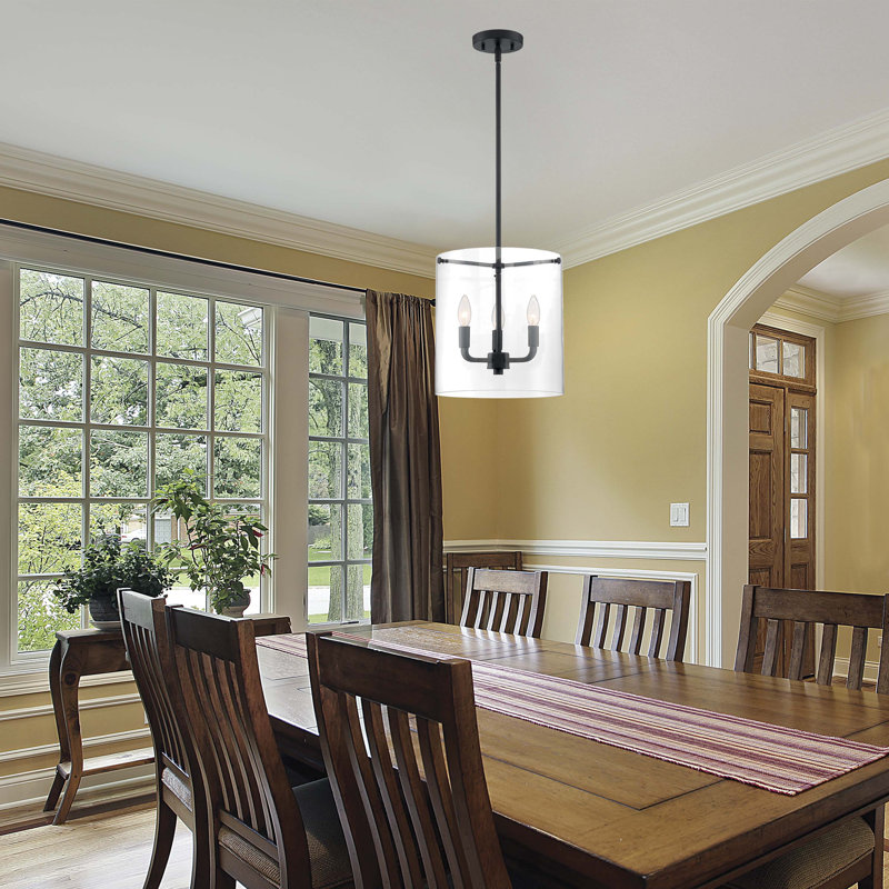 Barines 3 - Light Lantern Pendant, Matte Black