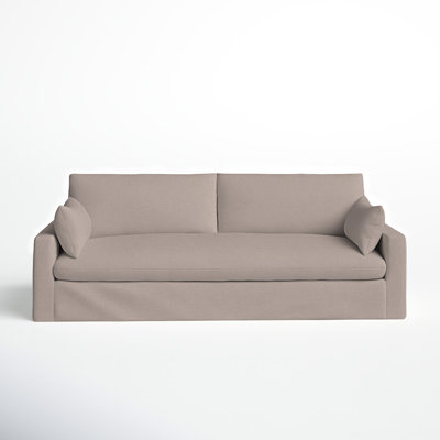 Luna 90"" Square Arm Slipcovered Sofa with Reversible Cushions -  Birch Lane™, A4B0BA8471374BBE8298EFF871205EC9