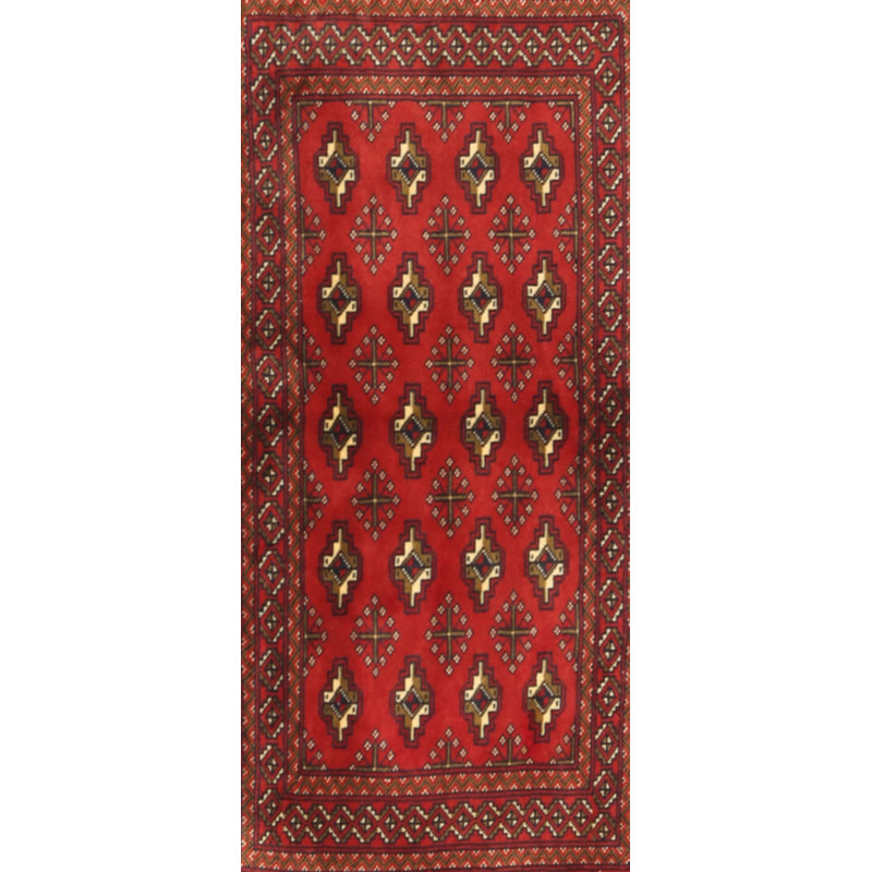 Tapis rouge / brun / beige Southwestern, Rectangle 8 pi x 10 pi