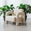 Fauteuil rembourré Mid-Century