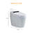 Smart Toilets with Heated Bidet Seat, Portable toilet with bidet built, Bidet toilet with Dryer and Warm Water
