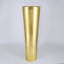Vase conique en verre doré IRIS-5755626-5755625