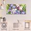 Ensemble de 3 panneaux d'art mural - "Irises In Shades Of Lavender" par Joanne Porter 