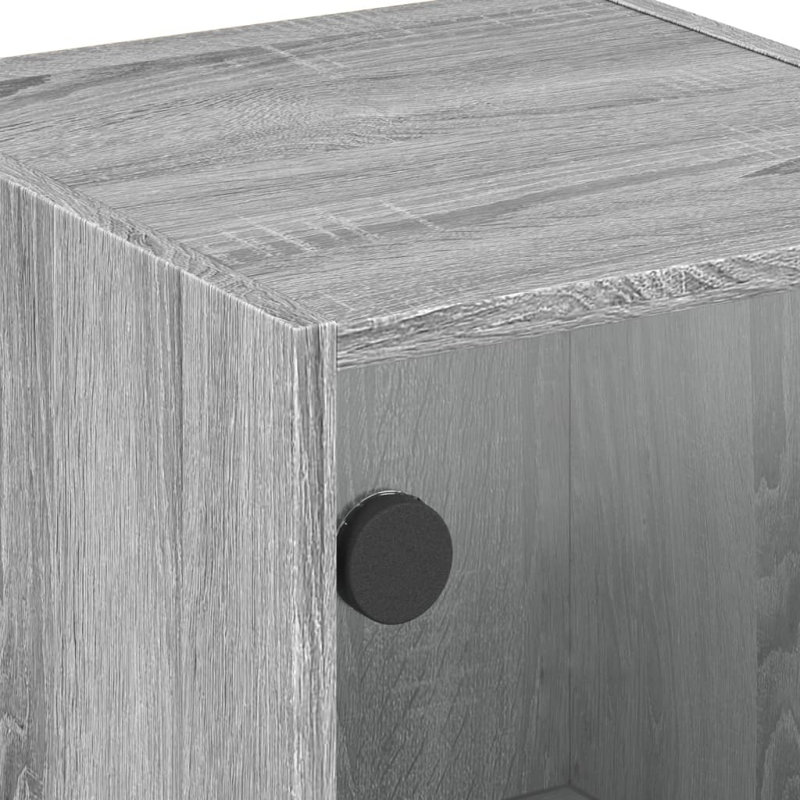 Baysden Rectangle Accent Cabinet, Grey Sonoma