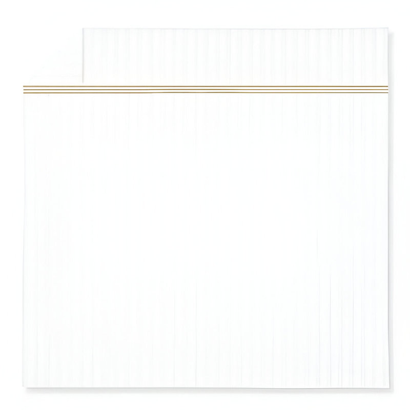 400TC Triple Embroidery Sateen Stripe Cotton 4 Piece Sheet Set Fitted Sheet Fits Upto 16" Deep Pocket, Queen Sheet Set