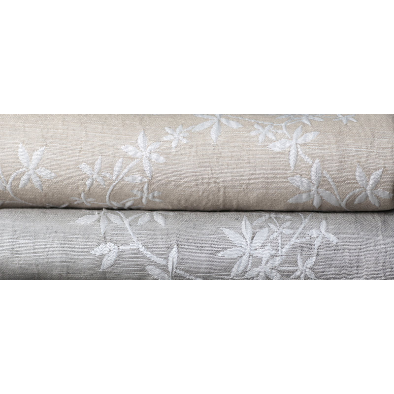 Thales Room Darkening Curtain Single Panel, Beige, 52" x 108"