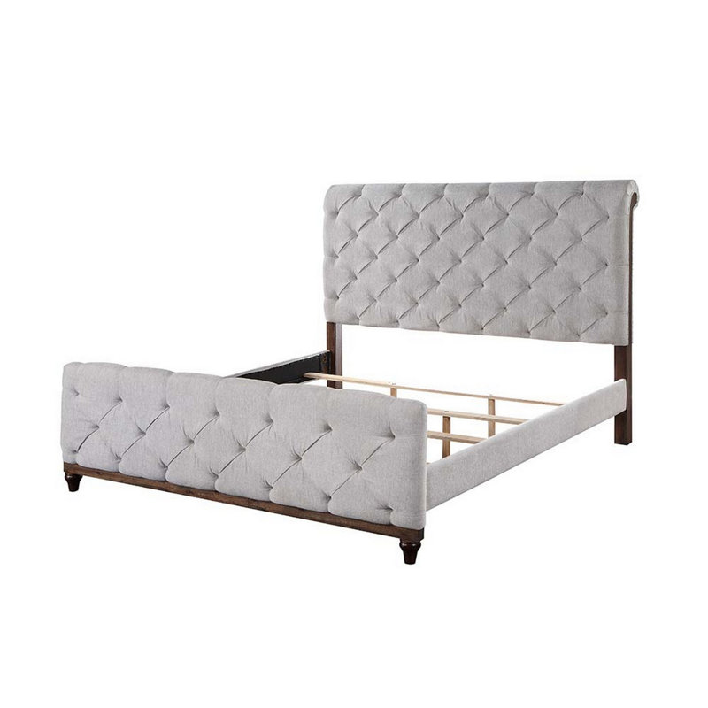 Lit plateforme capitonné Smithson Kastel Stockholm, Grand
