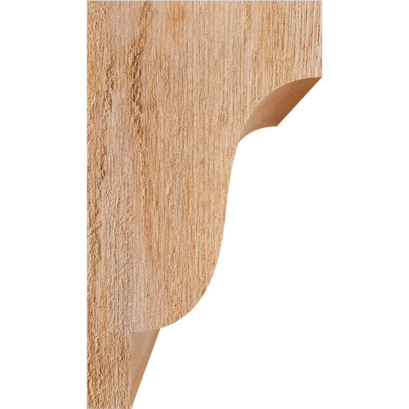 Newport Corbel, H 10 po x l 6 po x P 6 po, Cèdre rouge, Sciage brut