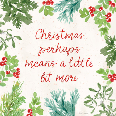 Santas List VII 1 Piece Wrapped Canvas Wall Art