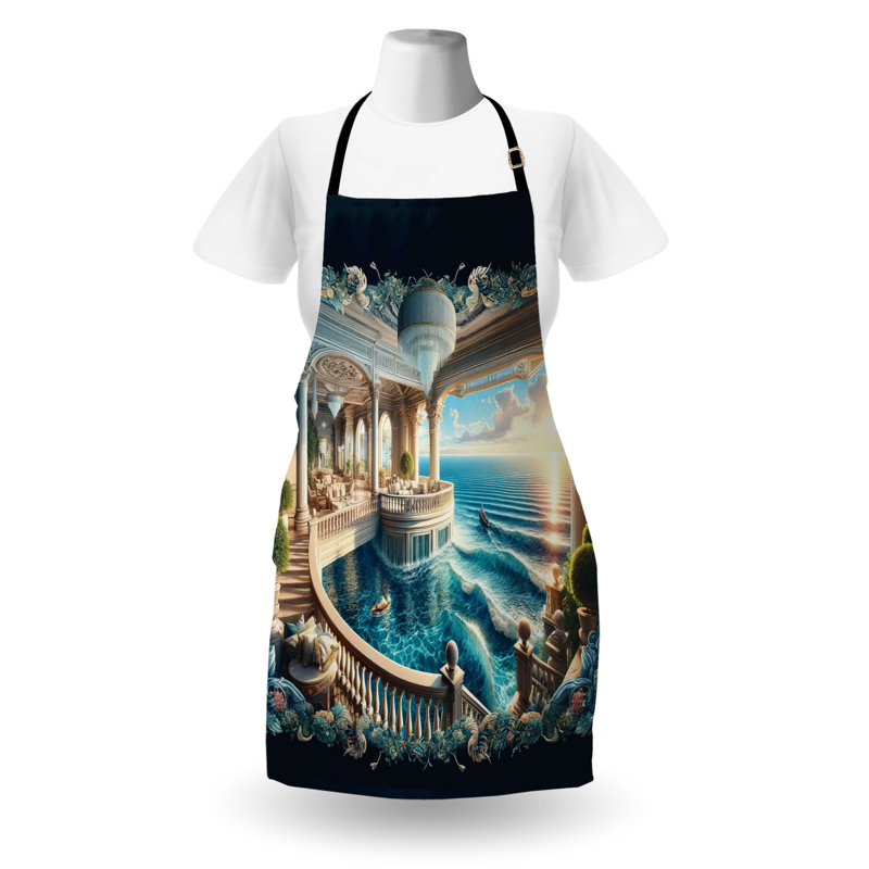 No Pattern Bib Apron