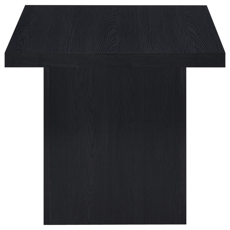 Table de bout carrée Varani, Noir