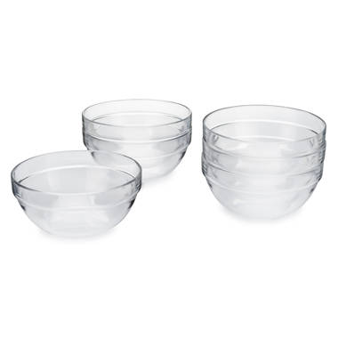 Luminarc 10-Piece Stackable Glass Bowl Set