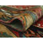 Tapis rouge semi-antique Kaz