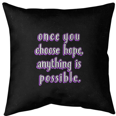 Coussin de sol choisissez Hope