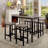 Bassam 4 - Person Trestle Dining Set