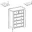 Commode 6 tiroirs Rajene-1874868531