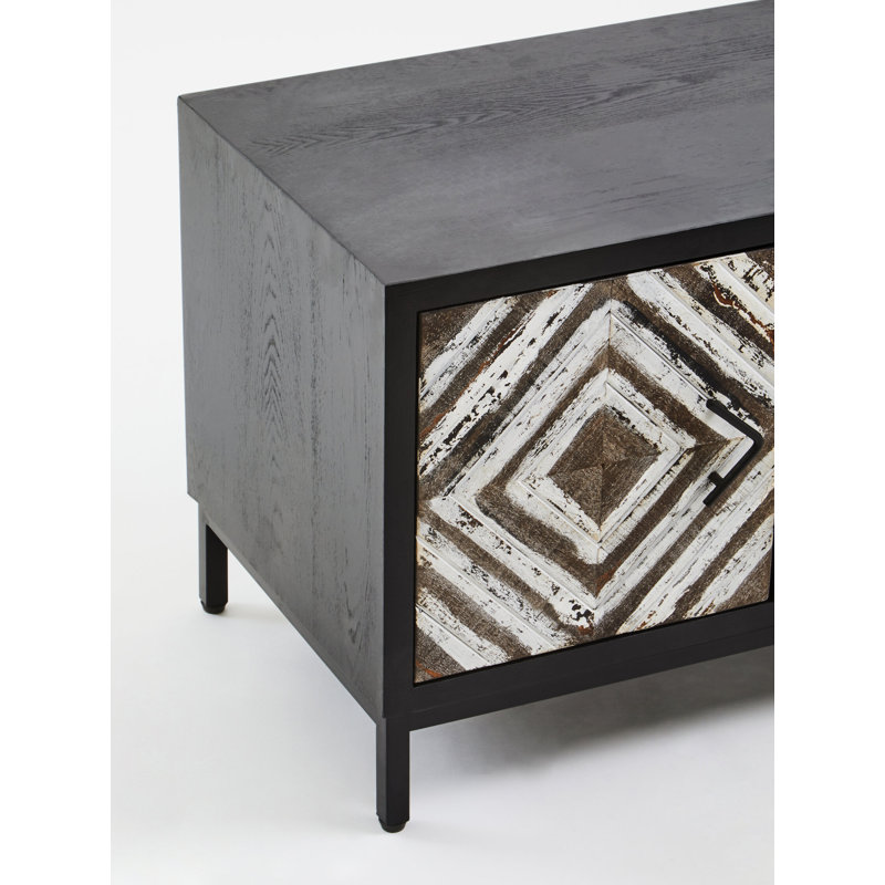 47cm H Media Shelves, Black