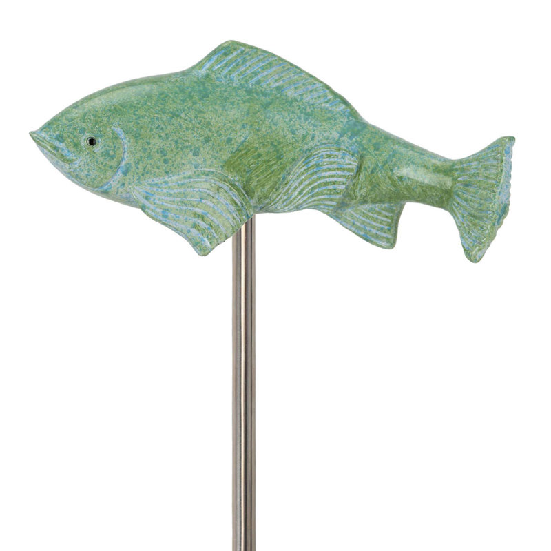 Statues de jardin en résine Koi Fish, Vert