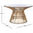 Claunch Solid Wood Top Single Coffee Table-1046723938