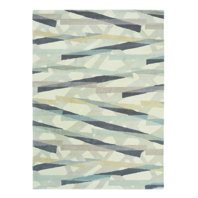 Diffinity Hand Woven Wool Abstract Area Rug
