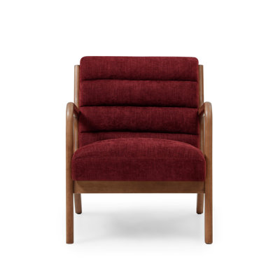 Upholstered Chenille Accent Chair