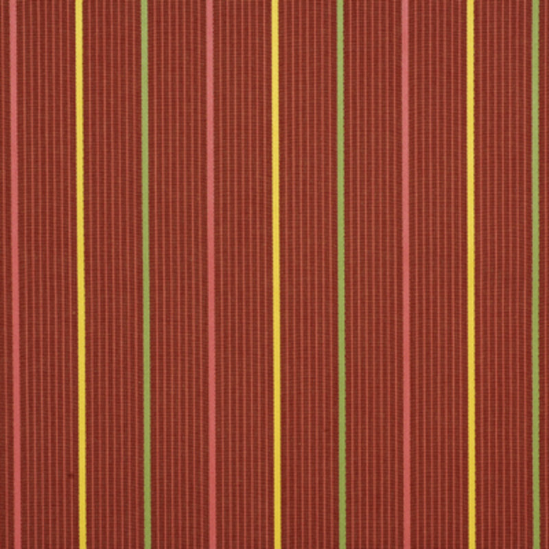 Wolsey Striped Cotton Blend Fabric, Ruby