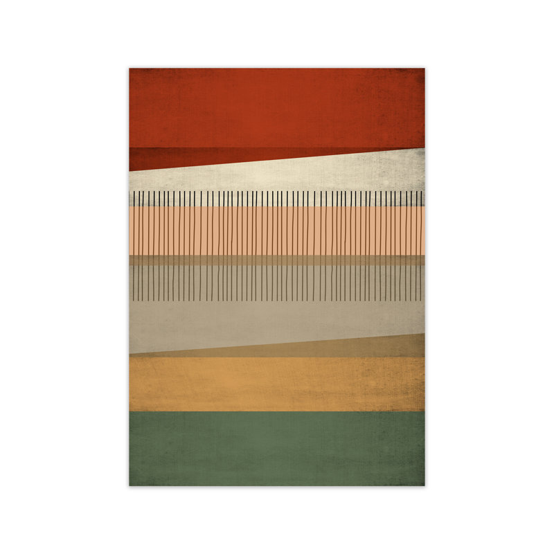 Abstract Earth Tone B - Print, No Frame, 59cm H x 42cm W x 1cm D