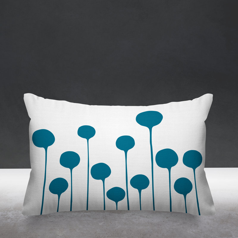 Coussin décoratif intérieur / extérieur Whitfield, Turquoise
