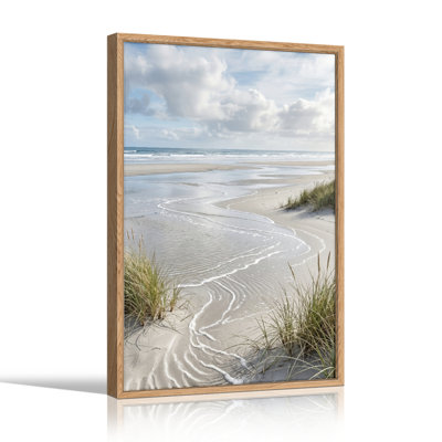 «Beach Waves», reproduction d'art sur toile, ensemble de 1