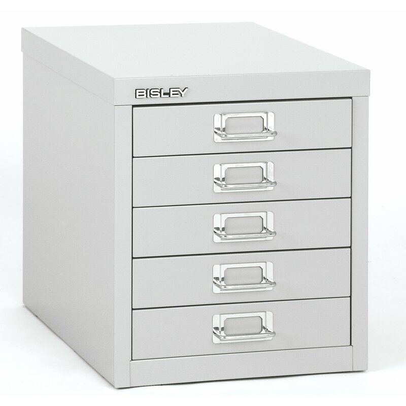 Bisley 11'' Wide 5 -Drawer Steel File Cabinet & Reviews | Wayfair