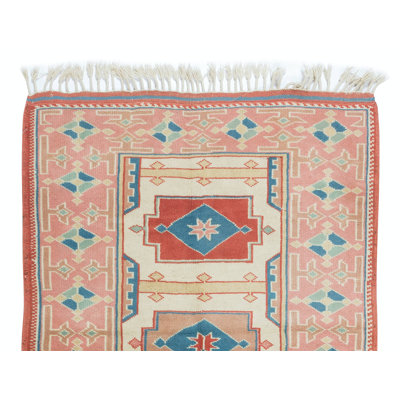 Handmade Central Anatolian Accent Rug, 100% Wool