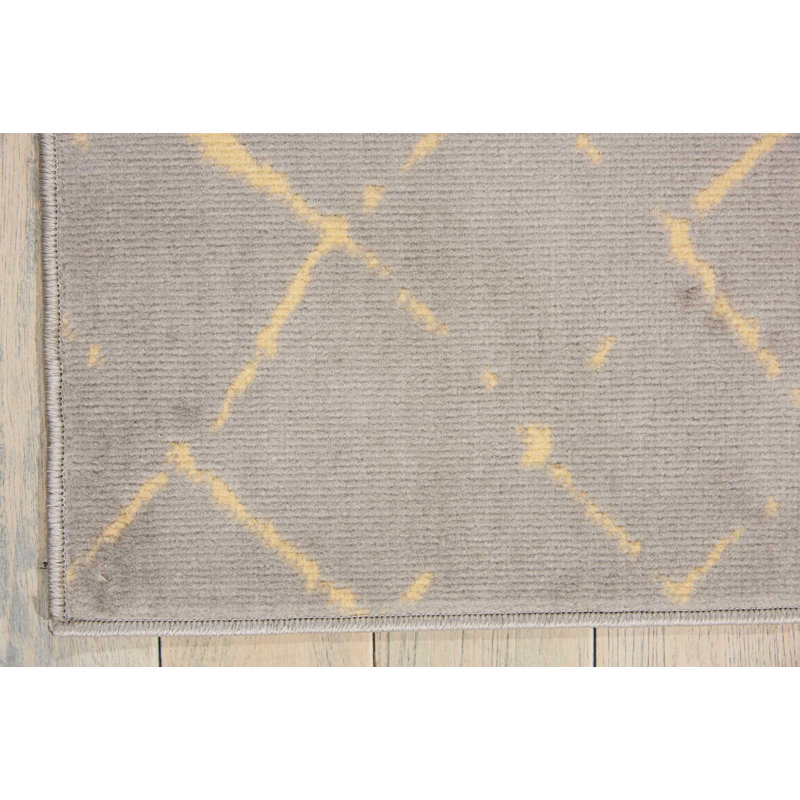 Tapis gris Bo Bo, Rectangle 5 pi 3 po x 7 pi 3 po