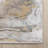 Nuzzo Dunes Retro Marble Flat-Weave Beige Gold Area Rug-87093914