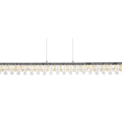 - Light Chrome LED Kitchen Island Pendant