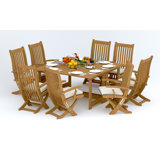Warwick Outdoor - Piece Teak Dining Set