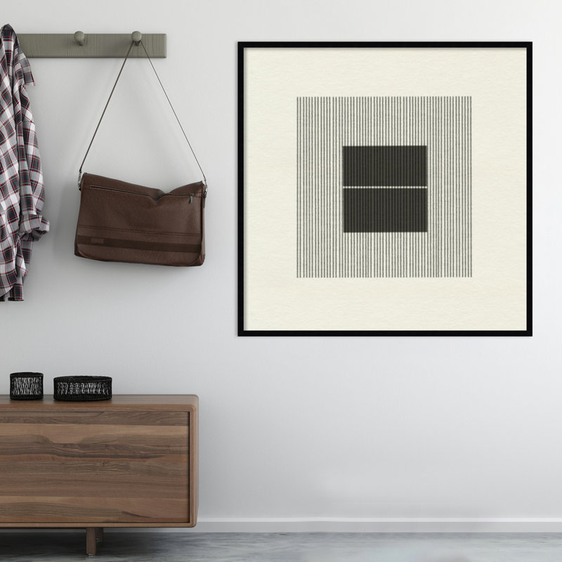 Honoring Matisse Warm by The MIUUS STUDIO, Black, 41" H x 41" W x 1" D