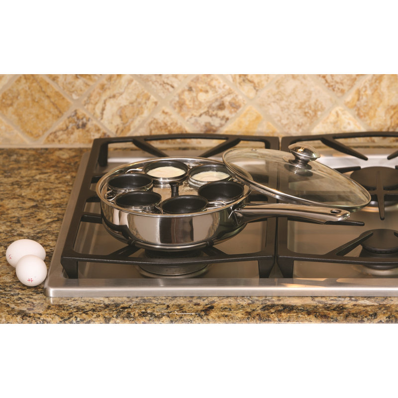 Cook Pro Non Stick Stainless Steel Egg Poacher
