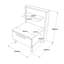 Lipe 43.6cm W Manufactured Wood Bedside Table