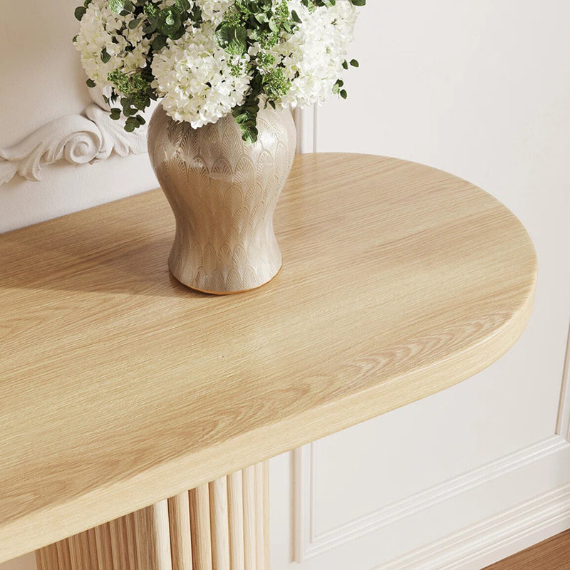 Console simple de style français, H 29,9 po x l 70,9 po x P 15 po