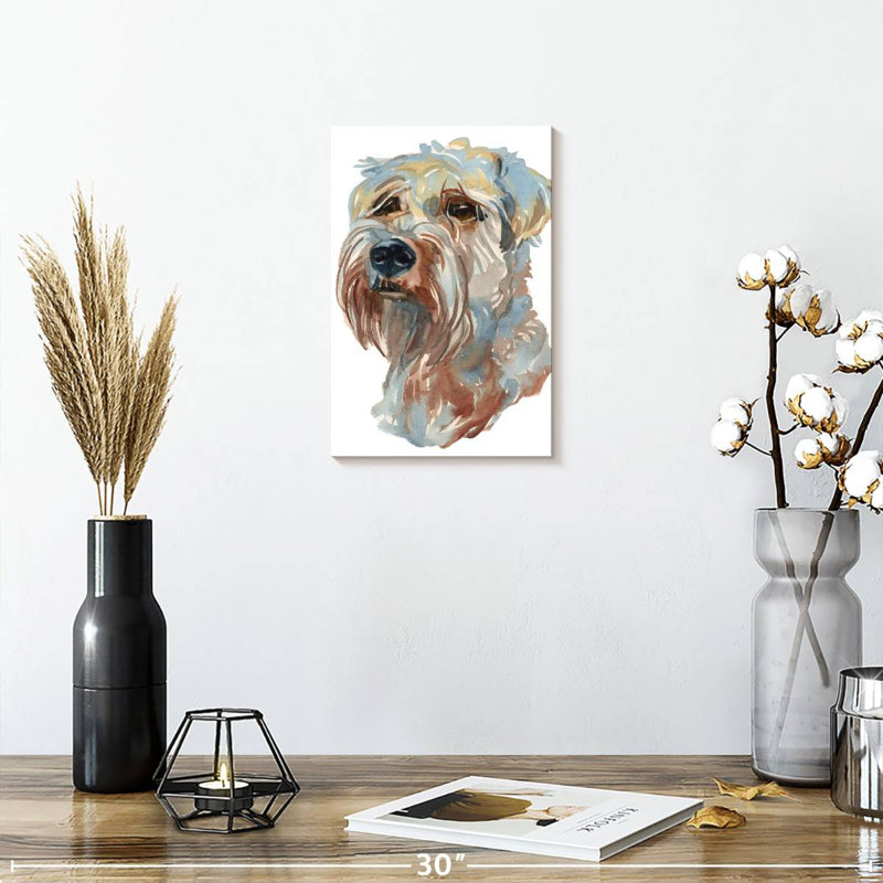 Brampt Wheaten Terrier, 12" H x 8" W